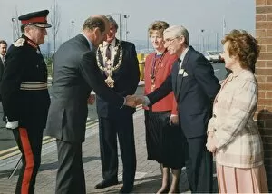 Images Dated 9th April 1992: Prince Edward of Kent - The Duke and Duchess of Kent North East Royal Visits