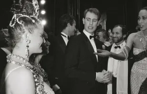 Prince Edward Prints: Prince Edward visits the Moulin Rouge - 20 / 02 / 1988