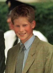 Princes Prints: Prince Harry arrives for his first day at September 1998 to register at Eton college
