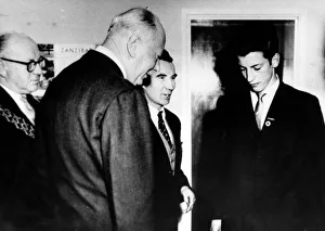 Prince Henry, Duke of Gloucester, at the official opening of Shard End Youth Club with
