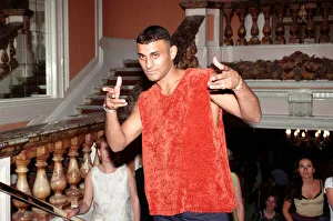 01039 Prints: Prince Naseem Hamed attending the Elite Model Look of the Year competition