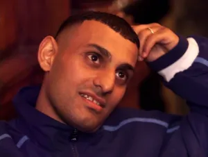 Prince Naseem WBO Featherweight Champion March 1999 at the Press Conference