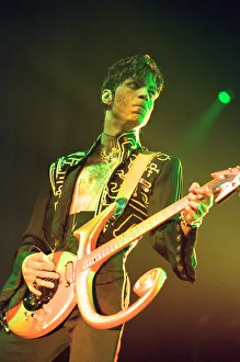 Prince performing at the NEC during his Ultimate Live Experience tour. 19th March 1995