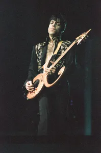 00937 Prints: Prince performing at the NEC during his Ultimate Live Experience tour. 19th March 1995
