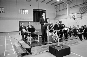 01321 Prints: Prince Philip, Duke of Edinburgh, accompanied by Coventry City Chairman Jimmy Hill