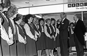 Prince Philip, Duke of Edinburgh attends the opening of a new terminal at Birmingham