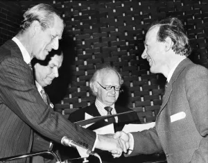 Prince Philip, Duke of Edinburgh, at the Design Awards at Sunderland Civic Centre