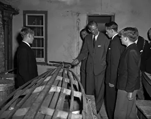 01352 Prints: Prince Philip, Duke of Edinburgh at Eagle House Youth Club, Bristol. 29th October 1959