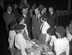 Prince Philip, Duke of Edinburgh at Lockleaze School (Wheatsheaf Club), Bristol