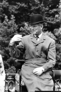 Bowler Hat Prints: Prince Philip, Duke of Edinburgh, at the Lowther horse driving trails