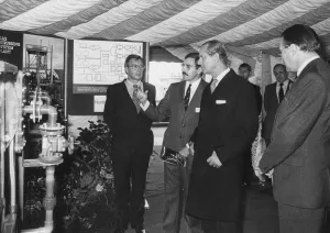 Prince Philip, Duke of Edinburgh, offically opens the Howdon Sewage Station