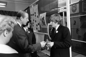 Birds Prints: Prince Philip, Duke of Edinburgh, pictured during a visit to Birmingham
