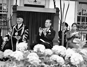 Prince Philip, the Duke of Edinburgh pictured during his visit to Carlisle for