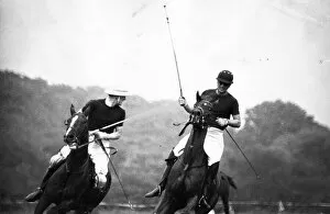 Images Dated 29th July 1976: Prince Philip, Duke of Edinburgh, playing polo. 29th June 1976