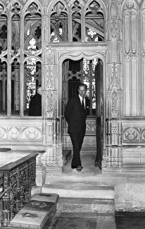 01111 Prints: Prince Philip, Duke of Edinburgh during his tour of Worcester Cathedral. 4th May 1978