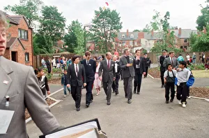 Prince Philip, Duke of Edinburgh tours the Century Drive housing development off Albert