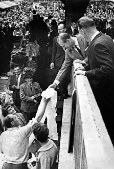 Prince Philip, The Duke of Edinburgh, during his visit to Birmingham to open the Bull