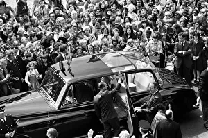 01114 Prints: Prince Philip, Duke of Edinburgh during her visit to Birmingham during her Silver Jubilee