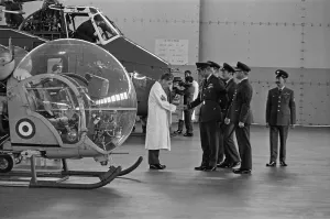 01111 Prints: Prince Philip, Duke of Edinburgh, on a visit to RAF Tern Hill, Shropshire. 30th May 1972