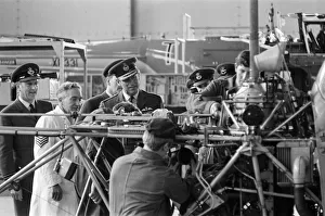 01111 Prints: Prince Philip, Duke of Edinburgh, on a visit to RAF Tern Hill, Shropshire. 30th May 1972
