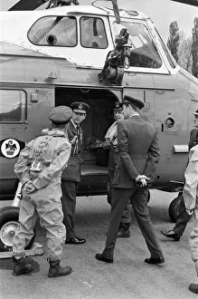 01111 Prints: Prince Philip, Duke of Edinburgh, on a visit to RAF Tern Hill, Shropshire. 30th May 1972