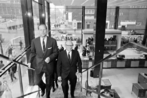 Prince Philip, Duke of Edinburgh, visiting the Birmingham Post and Mail offices