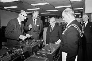 01107 Prints: Prince Philip, Duke of Edinburgh, visiting the Birmingham Post and Mail offices