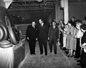 Prince Philip, The Duke of Edinburgh, visiting Fort Dunlop in Birmingham, West Midlands