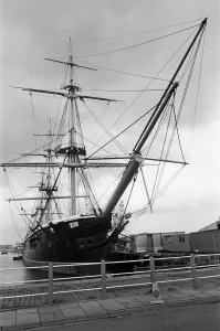 01041 Prints: Prince Philip, Duke of Edinburgh, visiting HMS Warrior, Hartlepool, County Durham