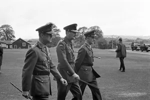01100 Prints: Prince Philip, Duke of Edinburgh, visiting the Infantry Junior Leaders Battalion at Park