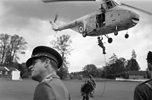 01100 Prints: Prince Philip, Duke of Edinburgh, visiting the Infantry Junior Leaders Battalion at Park