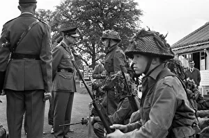 01100 Prints: Prince Philip, Duke of Edinburgh, visiting the Infantry Junior Leaders Battalion at Park