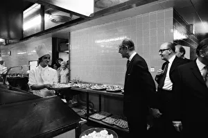 01519 Prints: Prince Philip, Duke of Edinburgh, visiting the offices of the Daily Mirror Newspaper in