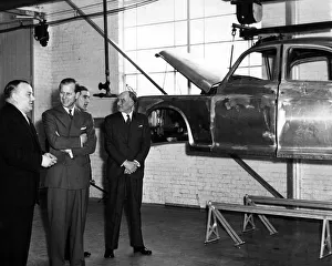 01089 Prints: Prince Philip, The Duke of Edinburgh, visiting the Rover company in Solihull