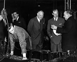 01089 Prints: Prince Philip, The Duke of Edinburgh, visiting the Rover company in Solihull