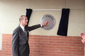 Prince Philip, Duke of Edinburgh, visiting Tees Barrage for its official opening