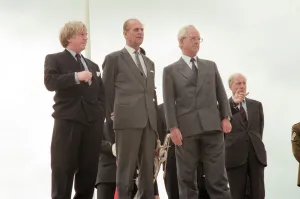 01041 Prints: Prince Philip, Duke of Edinburgh, visiting Tees Barrage for its official opening