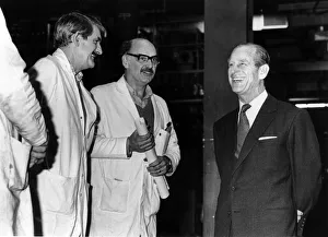 Vauxhall Prints: Prince Philip, Duke of Edinburgh, visiting Vauxhall Ellesmere Port factory