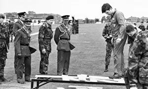 Prince Philip, Duke of Edinburgh, visits Albemarle Barracks in Newcastle 4th July