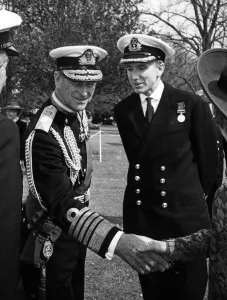 Prince Philip, Duke of Edinburgh visits Britannia Royal Naval College, Dartmouth