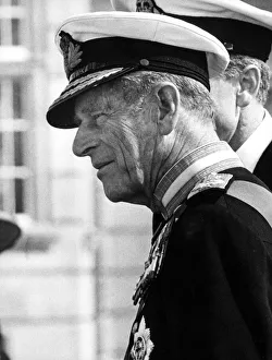 01186 Prints: Prince Philip, Duke of Edinburgh visits Britannia Royal Naval College, Dartmouth