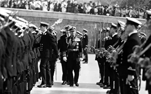 01186 Prints: Prince Philip, Duke of Edinburgh visits Britannia Royal Naval College, Dartmouth