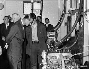 01141 Prints: Prince Philip, Duke of Edinburgh visits Coventry Climax. 21st June 1966