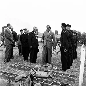 01317 Prints: Prince Philip, Duke of Edinburgh visits Durham Technical College. 6th July 1960