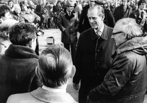 Prince Philip, Duke of Edinburgh, visits Hartlepool to tour HMS Warrior