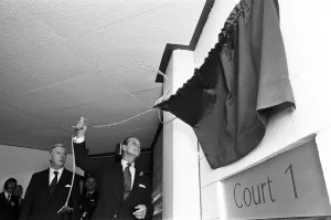 01111 Prints: Prince Philip, Duke of Edinburgh visits Malvern Girls College. 4th May 1978