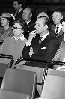 01111 Prints: Prince Philip, Duke of Edinburgh visits Malvern Girls College. 4th May 1978