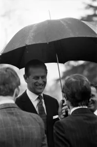 01111 Prints: Prince Philip, Duke of Edinburgh visits Malvern Girls College. 4th May 1978