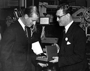 01323 Prints: Prince Philip, Duke of Edinburgh visits Manchester College of Science and Technology