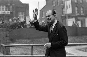 Prince Philip, Duke of Edinburgh visits Martensen Street, Wavertree, Liverpool